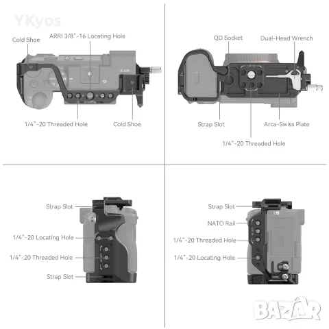 Smallrig Cage Sony A7CII / A7CR, снимка 2 - Чанти, стативи, аксесоари - 56344681