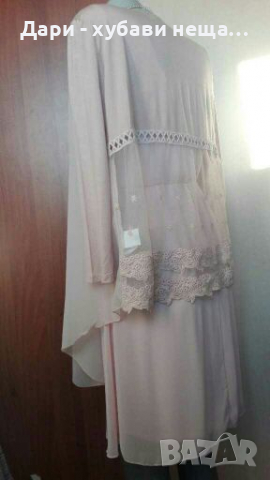 Нежна рокля на Vila, в розово🍀❤M,M/L❤🍀арт.4082, снимка 9 - Рокли - 36184138