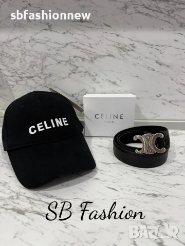 Celine комплект шапка и колан