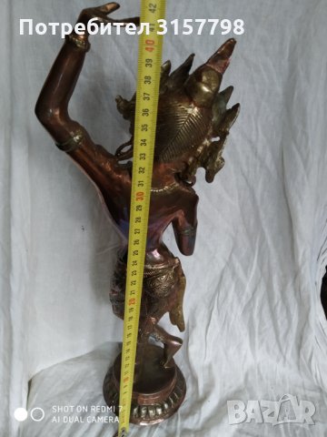 метална статуетка, снимка 8 - Антикварни и старинни предмети - 33889870
