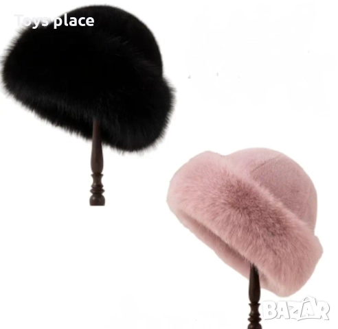 Нова зимна шапка тип калпак, налична в различни цветове, снимка 6 - Шапки - 52545951