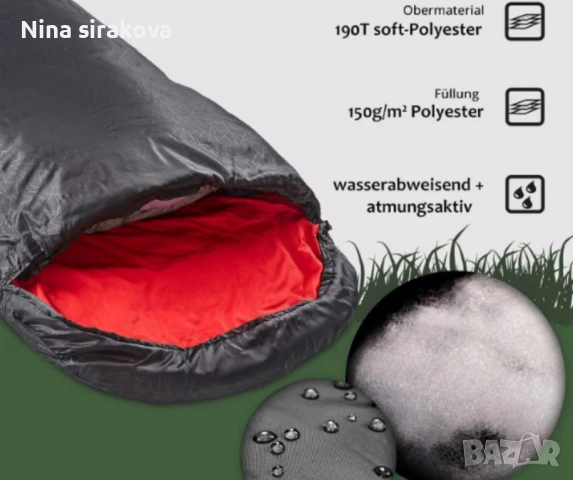 Лек летен спален чувал Living & Garden в различни цветове, снимка 6 - Спални и легла - 51038680