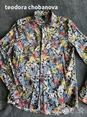 Мъжка риза на цветя H&M