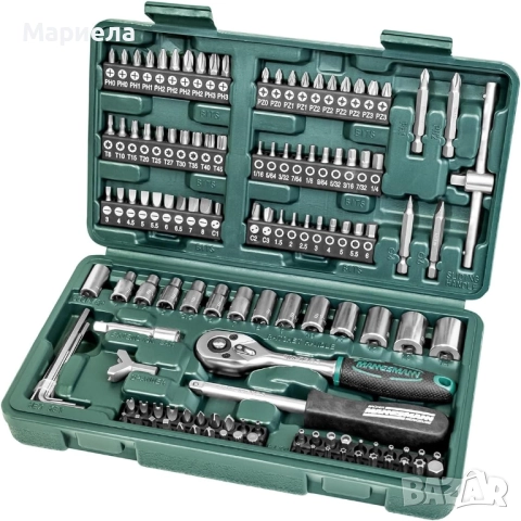 Комплект гаечни ключове 130 бр.