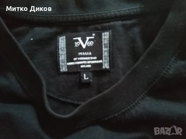 Версаче Италия тениска размер Л, снимка 3 - Тениски - 51095688