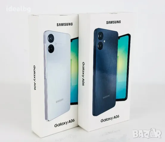 НОВ! Samsung Galaxy A06 64GB 4RAM Black / Blue 2г. Гаранция!