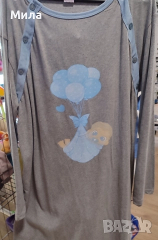 Нощници за бременни и кърмачки, снимка 6 - Дрехи за бременни - 51041826