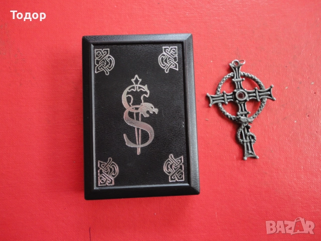 Страхотен кръст на Свети Колумби Кръст от калай , снимка 4 - Колиета, медальони, синджири - 52639691