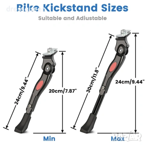 4424 Универсална регулируема стойка за детски колела (16–22") – Стабилност навсякъде, снимка 5 - Аксесоари за велосипеди - 53633897