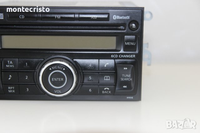 CD RADIO Bluetooth Nissan Qashqai (2007-2010г.) 6CD Changer / 28185 JD40A / 28185JD40A / касетофон, снимка 3 - Аксесоари и консумативи - 41859664
