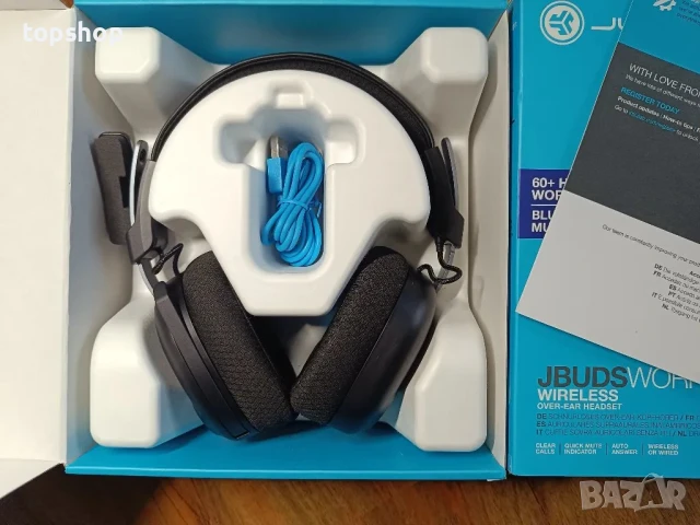 ЧИСТО НОВИ JLab JBuds безжични bluetooth слушалки с микрофон, махаща се слушалка и аукс кабел..., снимка 10 - Bluetooth слушалки - 50493672