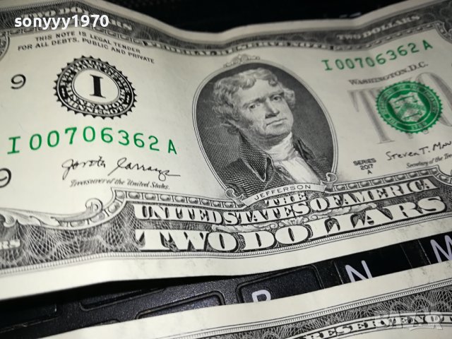 ДВЕ БАНКНОТИ ОТ 2 ДОЛАРА ЗА КОЛЕКЦИЯ 1808231853, снимка 5 - Колекции - 41897203