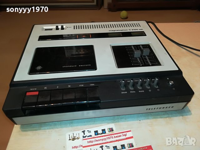 TELEFUNKEN MC2100HIFI DECK-MADE IN JAPAN ВНОС FRANCE 1212221915, снимка 2 - Декове - 38988145