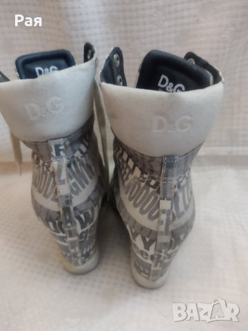Оригинални боти на платформа Dolce & Gabbana, снимка 15 - Дамски боти - 41689631