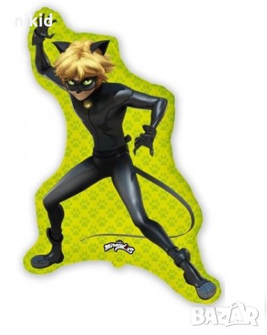  Калинката miraculous ladybug черния котарак фолио фолиев балон хелий или въздух