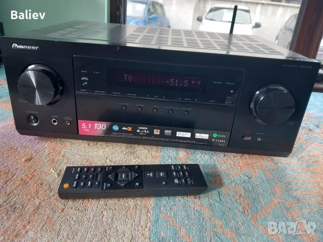 PIONEER VSX-832 5.1 CHANNEL A/V NETWORK RECEIVER 