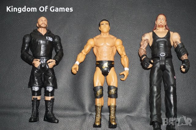 12 Броя WWE Кеч Фигурки JAKKS Pacific И Mattel И Оригинален Пружиниращ Кеч Ринг JAKKS Pacific 2007, снимка 6 - Колекции - 44474006