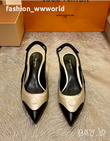 Дамски официални на токче LOUIS VUITTON - реплика, снимка 2 - Дамски елегантни обувки - 36135534
