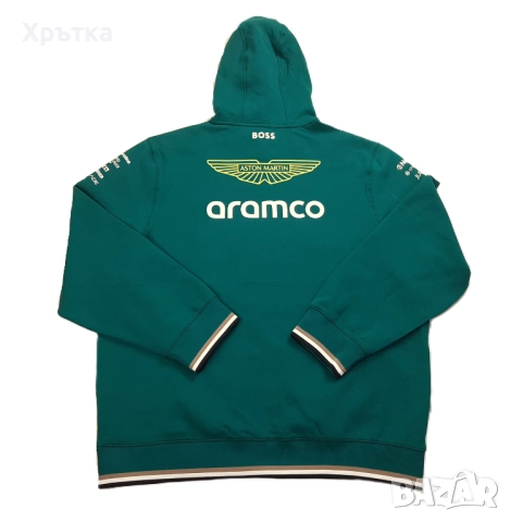 Aston Martin x Hugo Boss F1 Team - Оригинален мъжки суитшърт р-р 2XL, снимка 8 - Суичъри - 52669327