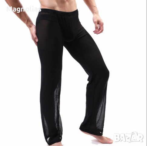 Секси мъжки ледено копринени Ултратънки дълги, снимка 8 - Бельо - 53846982