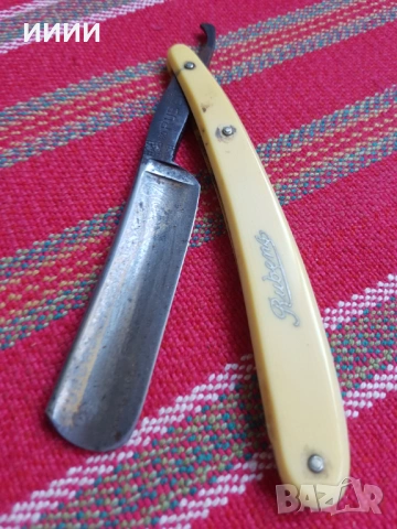 Бръснач RUBENS слонова кост , снимка 2 - Антикварни и старинни предмети - 53707234