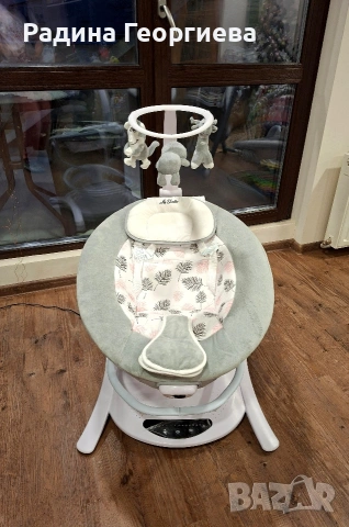 Електрическа люлка Cangaroo La Scala - розова, с гаранция до 2027 г., снимка 2 - Детски люлки - 53215696