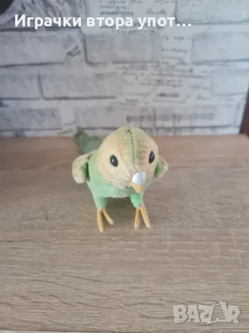 Колекционерска мека играчка папагалче  Steiff Parakeet , снимка 3 - Антикварни и старинни предмети - 47639576