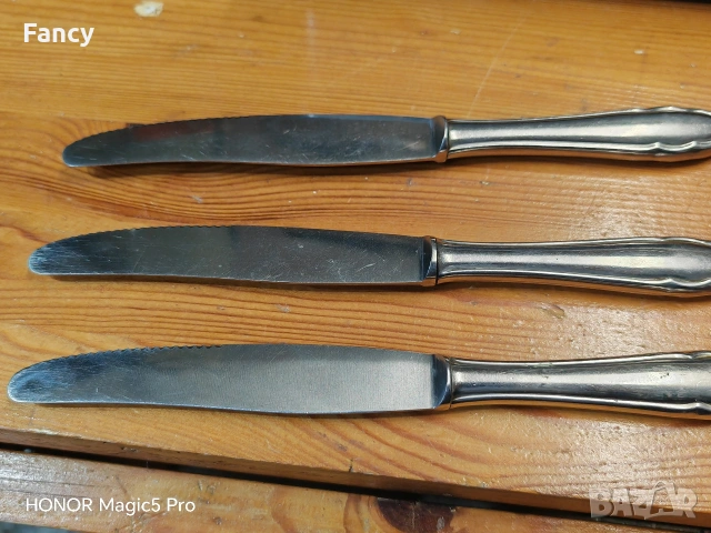 Ножове за хранене Solingen 3 бр, снимка 6 - Прибори за хранене, готвене и сервиране - 53469757