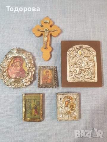 Лот 8- стари домашни икони -  6 броя, снимка 1 - Антикварни и старинни предмети - 44629979