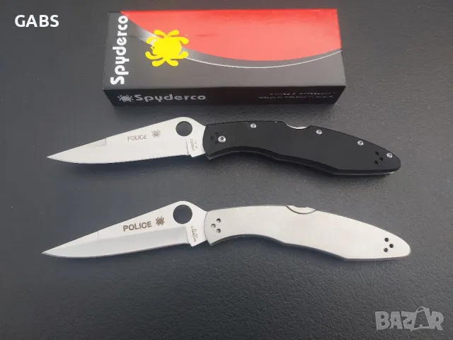 Сгъваем нож Spyderco Police 4 два модела, снимка 1 - Ножове - 49252228