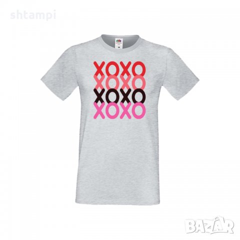 Мъжка тениска Свети Валентин XOXOXO, снимка 3 - Тениски - 35716662