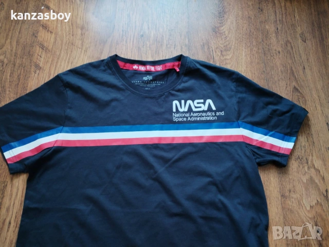 alpha industries - страхотна мъжка тениска M , снимка 3 - Тениски - 53739195