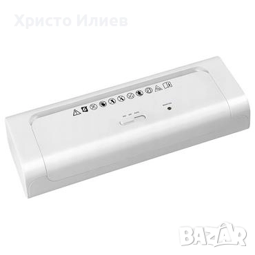 Шредер за документи хартия без кош Бял