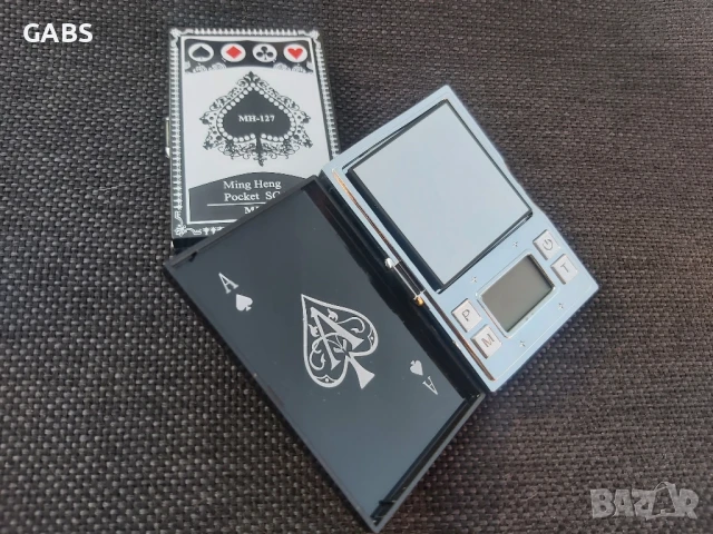 Професионална мини електронна везна тесте карти от 0.01 до 200г, снимка 2 - Електронни везни - 50672462