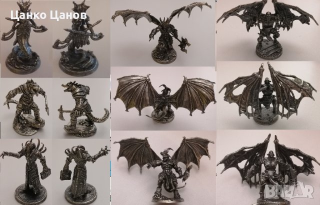 Фигурки за настолни ролеви игри - скелети, демони, вампири, неживи dungeons and dragons и други, снимка 1