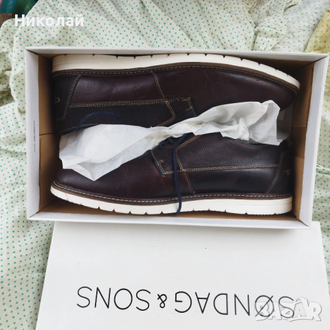 Мъжки обувки Sondag & Sons размер 45-29,5 см, снимка 2 - Ежедневни обувки - 52056092