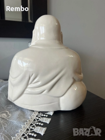 Порцеланова статуетка на Буда, снимка 4 - Антикварни и старинни предмети - 51589613