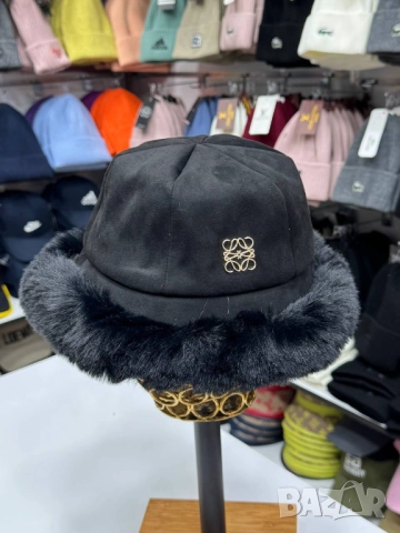 зимни шапки с пух ami prada loewe chanel jaquemus , снимка 7 - Шапки - 52013785