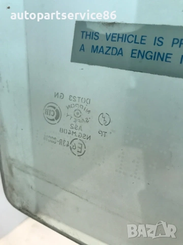 Предно дясно стъкло на врата прозорец за Mazda 626 (2000) 43R-00011, снимка 2 - Части - 53700229