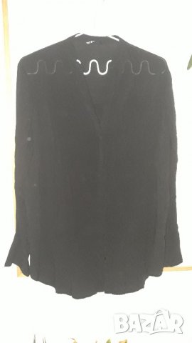 Комплект 2бр Дамски ризи памук Теранова Л тъмно синя и черна без следи от употреба, снимка 1 - Ризи - 38638102
