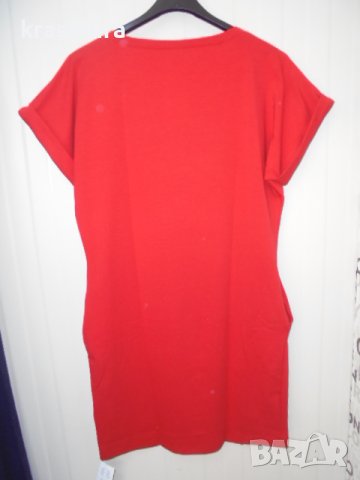 памучна рокличка в червено, снимка 7 - Рокли - 40951031