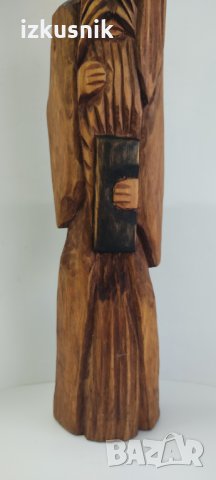 Дърворезба, фигура Апостол, снимка 3 - Статуетки - 35911958
