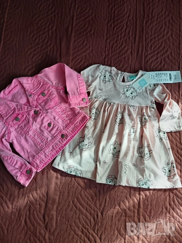 Голям лот за момиче р. 9-12м.80 , снимка 7 - Комплекти за бебе - 52592581