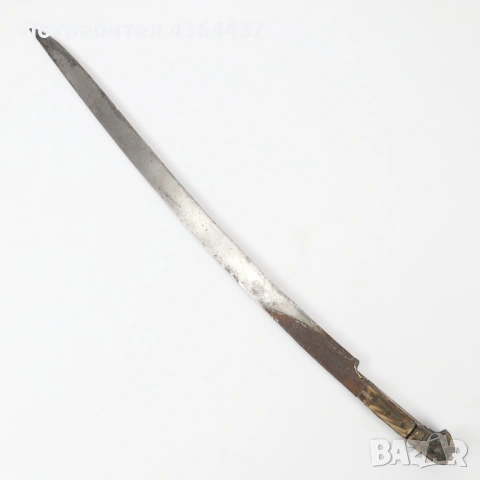 Османски -Турски ятаган - от 19 век, дължина 71 см., снимка 5 - Ножове - 53452005