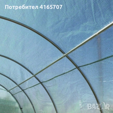 Градинска четирисегментна бяла оранжерия - модерен и ярък дизайн - 6 х 3 х 2м, снимка 3 - Оранжерии - 53650403