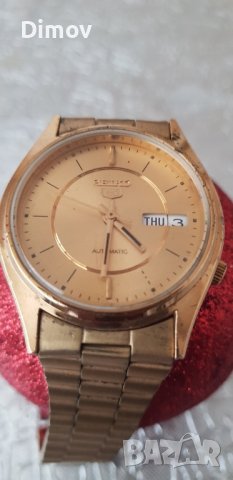 Seiko 5 automatic gold , снимка 2 - Мъжки - 44493373