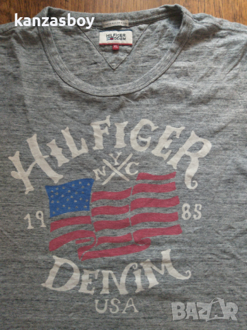 tommy hilfiger - страхотна мъжка тениска, снимка 2 - Тениски - 36261984