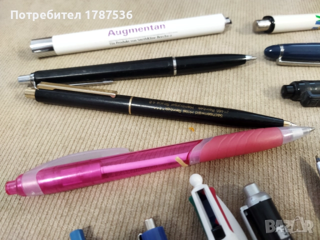 Лот -16лв (стари химикалки и писалка ,за нови пълнители са!), снимка 5 - Колекции - 52569683