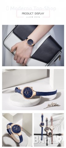 Дамски часовник NAVIFORCE Feminino Blue/Gold 5001L RGBEBE., снимка 16 - Дамски - 34751327