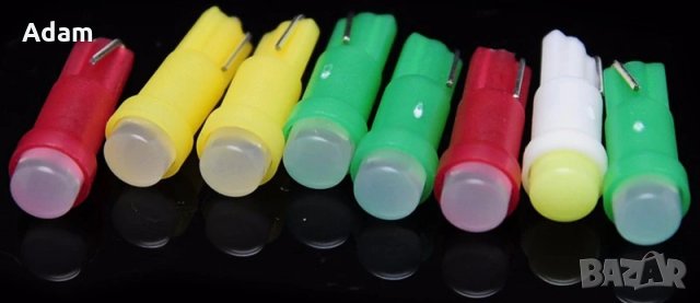 LED Диодни Крушки Авто Табло B8.5D B8.4D T5 T3 T4.2 T4.7 T6.5, снимка 5 - Аксесоари и консумативи - 36007175